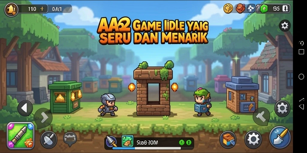 Tampilan gameplay menakjubkan AA62 yang penuh warna.