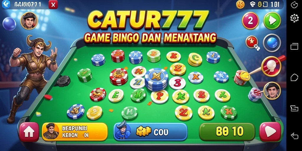 Tampilan gameplay CATUR777 yang menegangkan dan interaktif di Bingo.