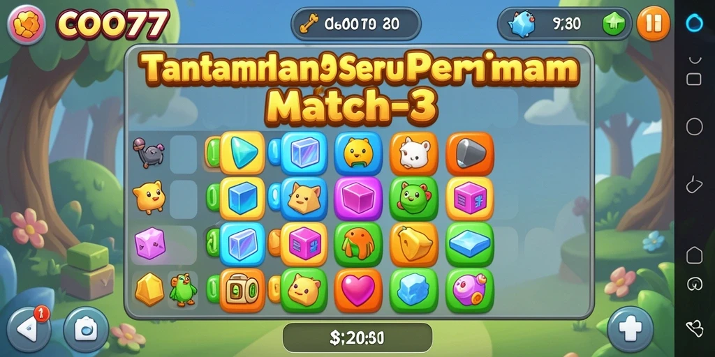 Gameplay seru COO77 yang menantang dan penuh warna.