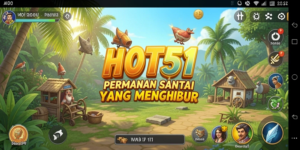 Screenshot gameplay HOT51 yang menunjukkan keseruan bermain.