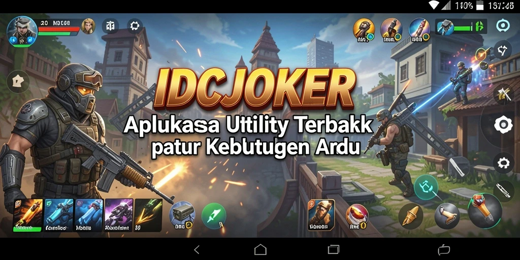 Tampilan utama IDCJOKER yang sederhana dan fungsional.
