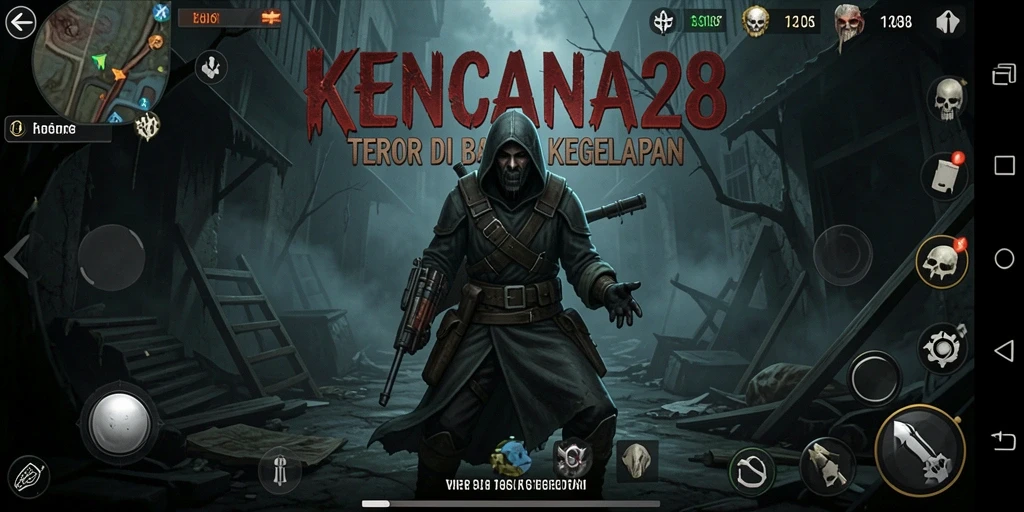 Screenshot KENCANA28 menampilkan momen mencekam dalam gameplay Horror.