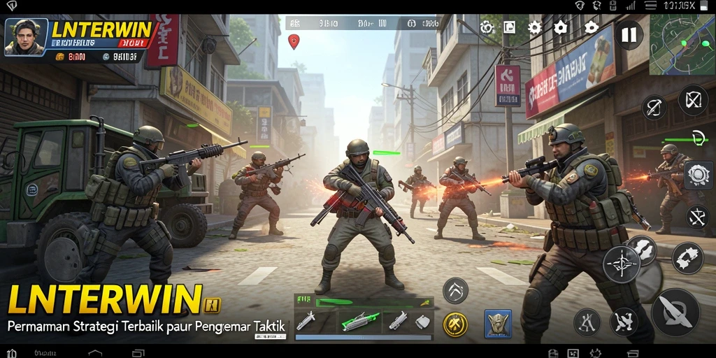 Menampilkan gameplay strategis yang menarik dalam LNTERWIN.