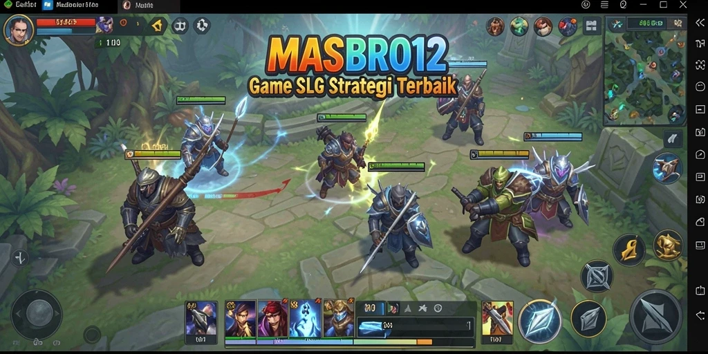 Gameplay menarik yang mendebarkan dan strategis dari MASBRO12.
