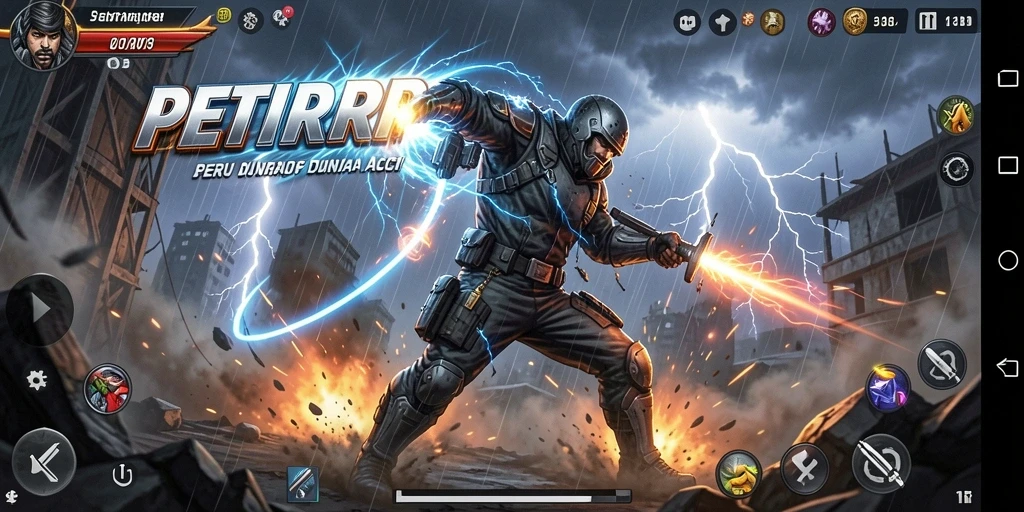 Screenshot gameplay PETIRRP menampilkan aksi seru dan grafis menawan.