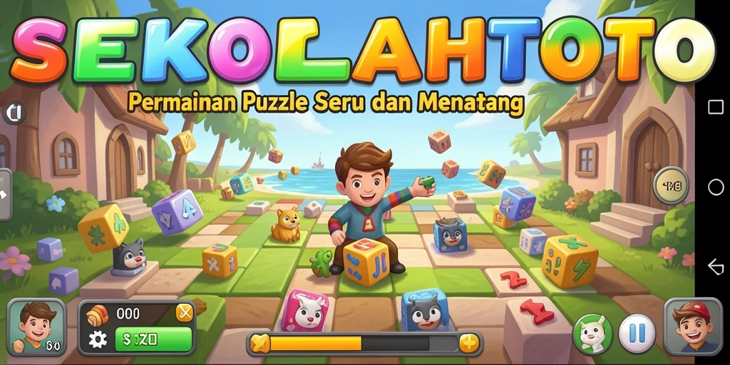 Gameplay menarik dengan berbagai teka-teki menantang di SEKOLAHTOTO.